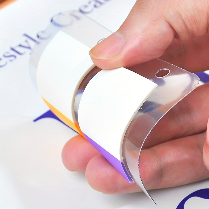 200 Adhesive Index Labels Colorful Page Markers for Books, Notes