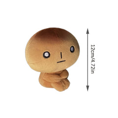 Quirky Burnt Toast Keychain Plush - Adorable Fail Bread Toy