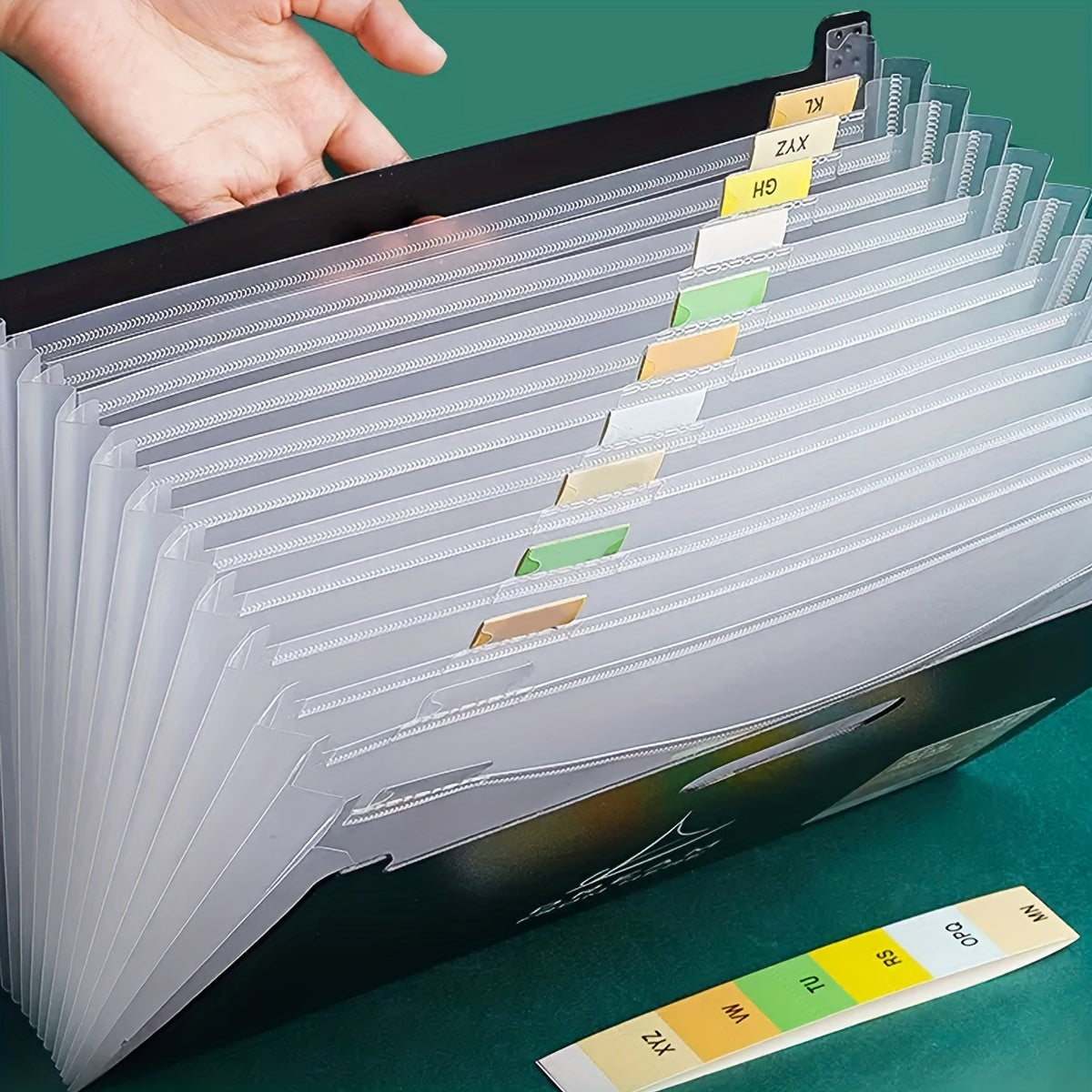 13 Layer Expanding File Folder A4 Desktop Organizer Storage Bag 13 Dividers