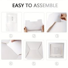 3pcs 1st Birthday Balloon Box Decoration Wedding Anniversary