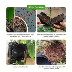 10pcs Reusable Plant Rooting Air Layering Pods
