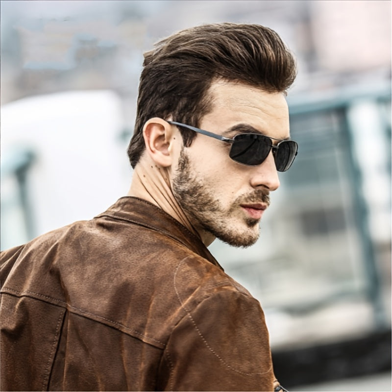 High Polarized Sunglasses Men's Rectangular Driv