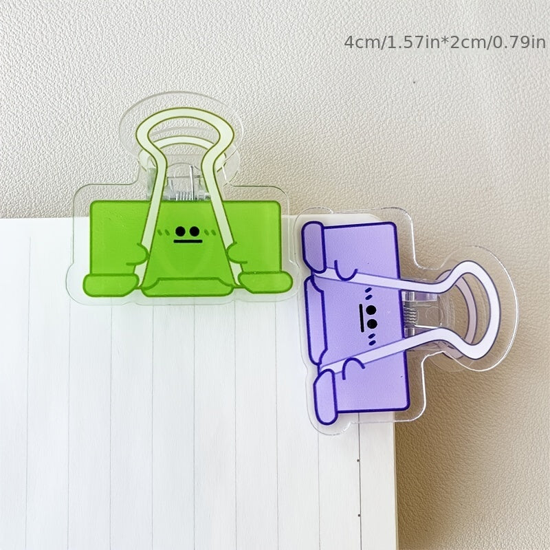 Colorful Cartoon Acrylic File Folder Office Stationery pp Folder