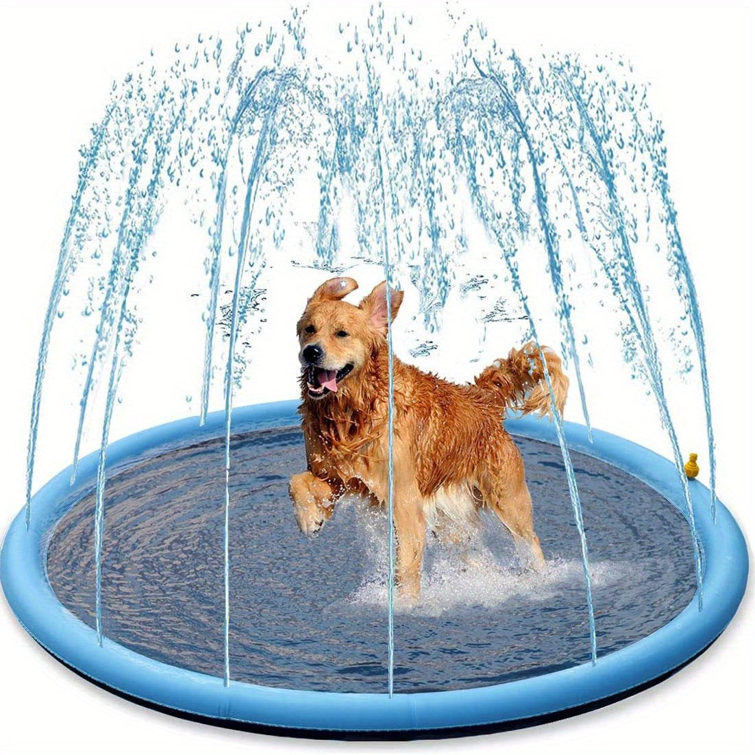 Anti Slip Splash Sprinkler Pad for Dogs - Thickened Paddling Pool