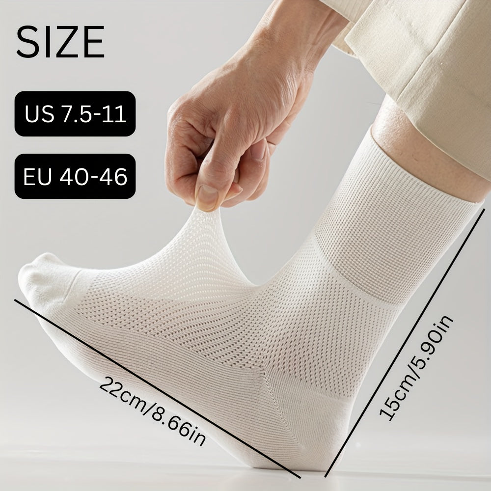 Breathable Mesh Socks 5 Pairs Unisex Loose Fitting Comfort Care Gift