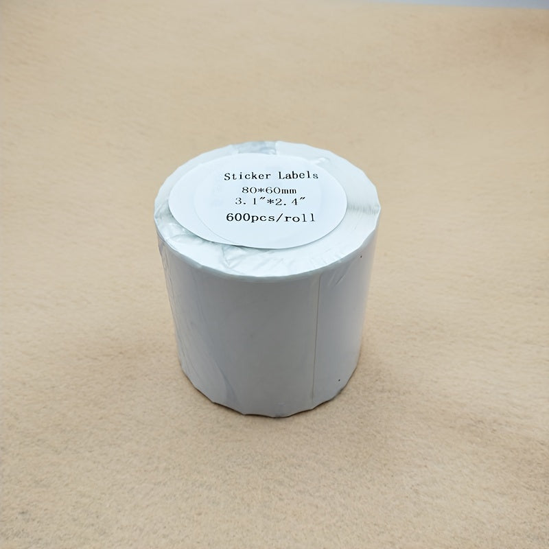 80x60mm Direct Thermal Labels Self Adhesive for Address - Label Compatible