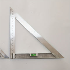 Large Size Triangle Plate Aluminum Alloy 45 Degree Stainless Steel Angle Ruler