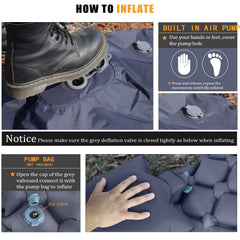 Outdoor Inflatable Pad for Camping Travel