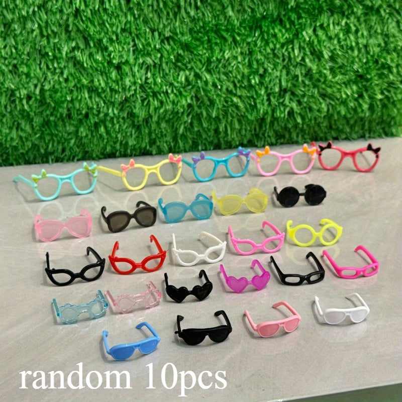 Dollhouse Mini Glasses Decorative Accessories Various Glasses DIY Decorations