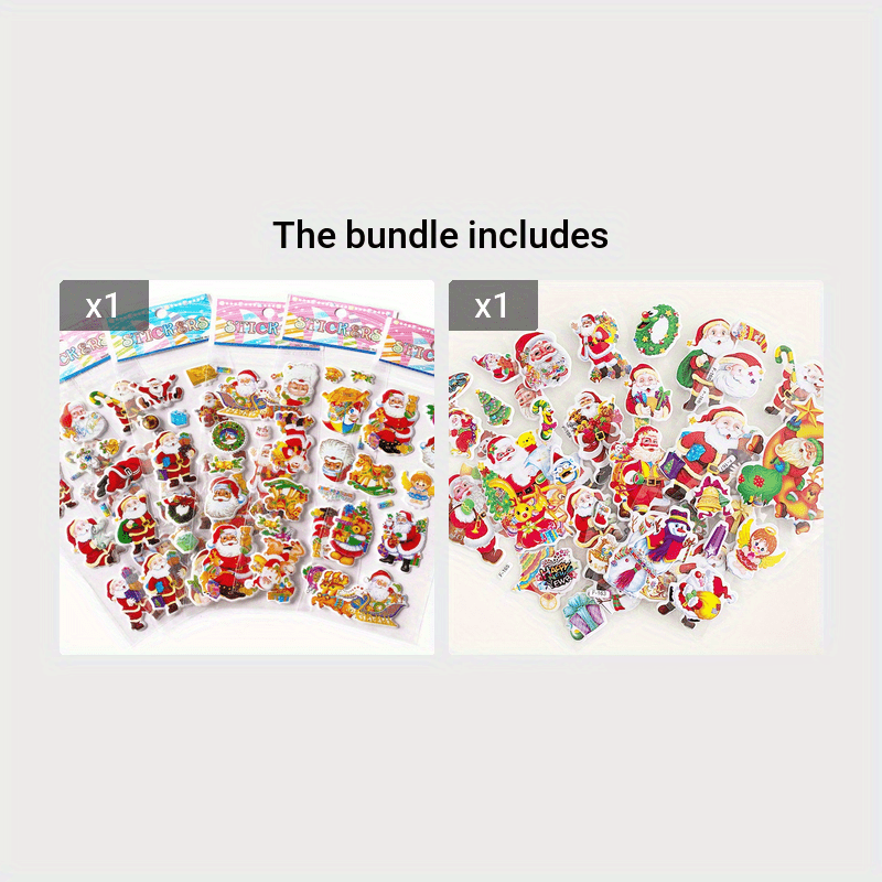 Christmas Stickers Christmas Theme Seal Labels Stickers For DIY Gift