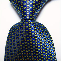 Men's Plaid Jacquard Necktie