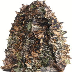 Leafy Camo Ghillie Face Cover 3D Hat Halloween Costume
