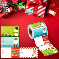 500 Pcs Christmas Decorative Stickers Labels