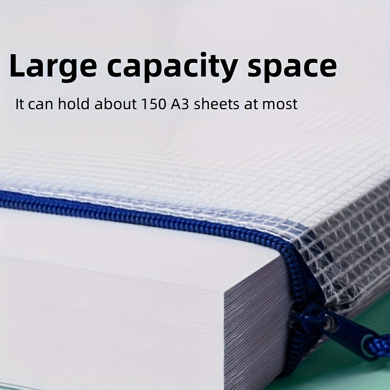 100pcs Mesh File Bag File Storage Bag File Holder Office Supplies