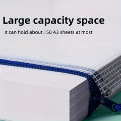 100pcs Mesh File Bag File Storage Bag Office Supplies