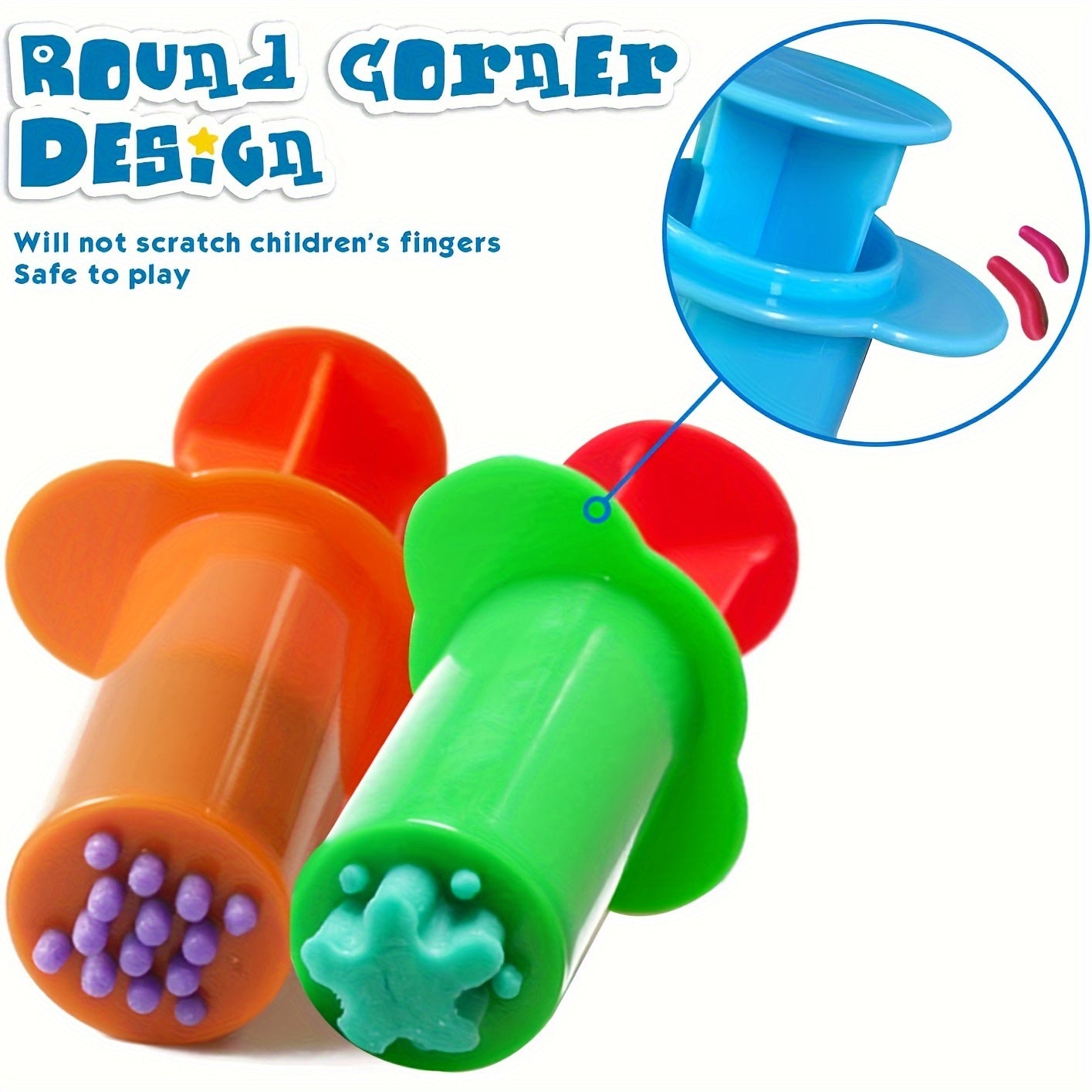 Colorful Kids Craft Tool with Star Heart Flower Shapes