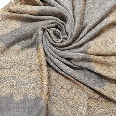 Boho Paisley Jacquard Tassel Scarf Wrap