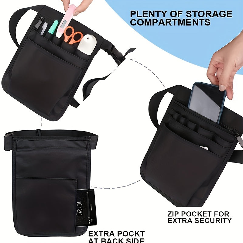 Makeup Artist Waist Pouch Bag For Beauty Scissors Makeup Brushes Eyebrow Razor