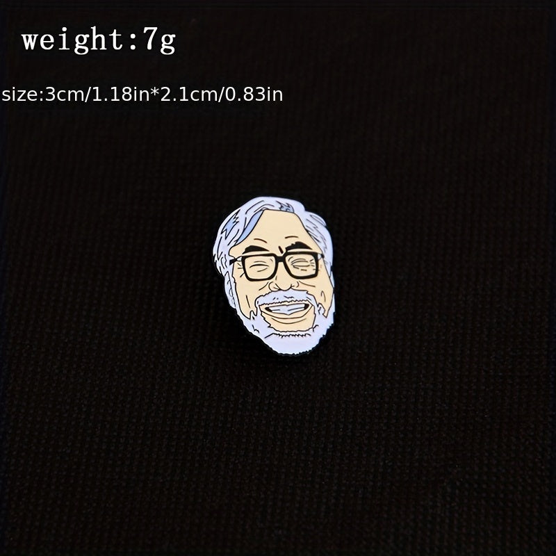 Anime Master Character Head Brooch for Men