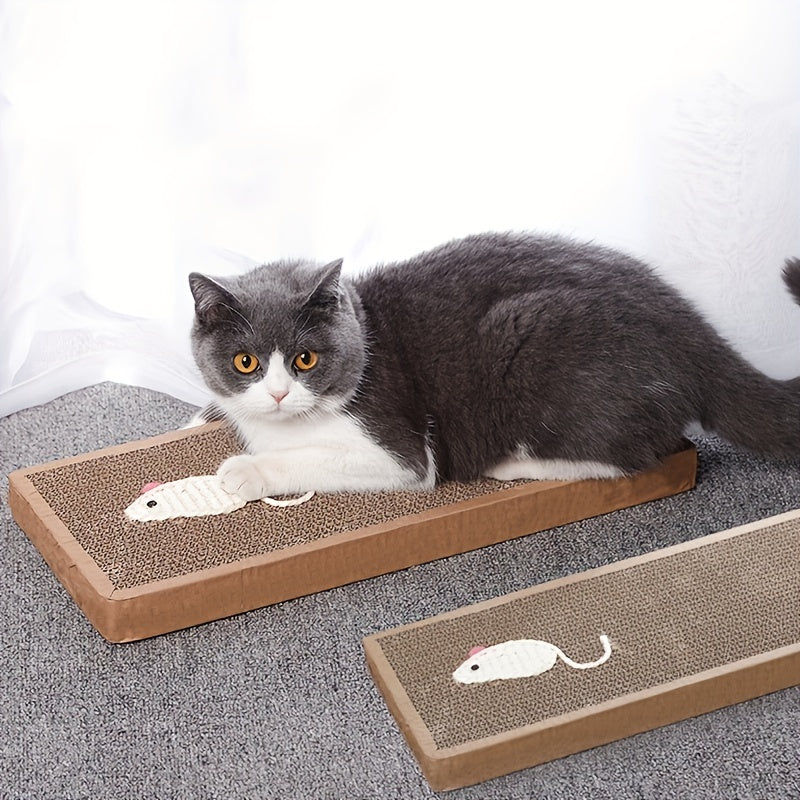 Durable Cat Scratcher Pad for Indoor Play and Claw Maintenance