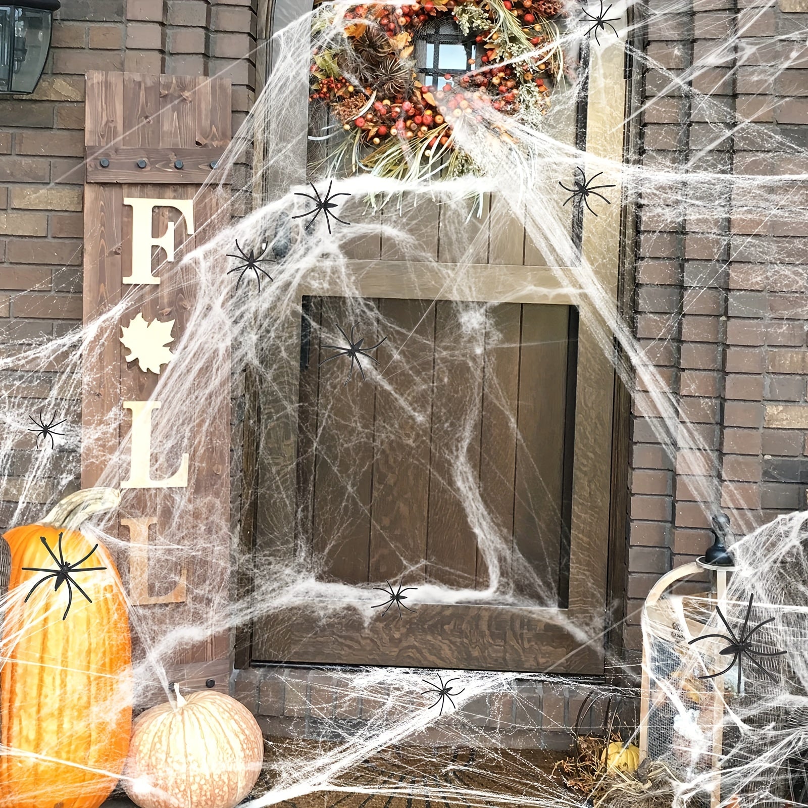 Halloween Spider Web Cotton Decorative Props