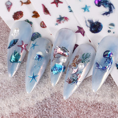 Whale Jellyfish Nail Art Stickers Nail Stickers Nail Art Supplies