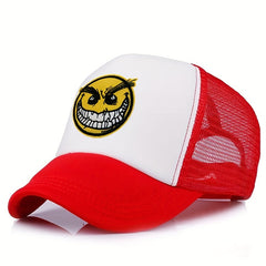 Unisex Sunshade Baseball Cap with Grimace Print