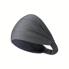 Men's Sports Elastic Headband - Sweat Absorbent & Breathable