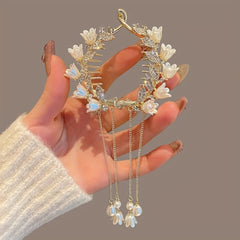 Tassel Hair Clip Back Of The Head Bun Hair Ponytail Buckle Hair Clip