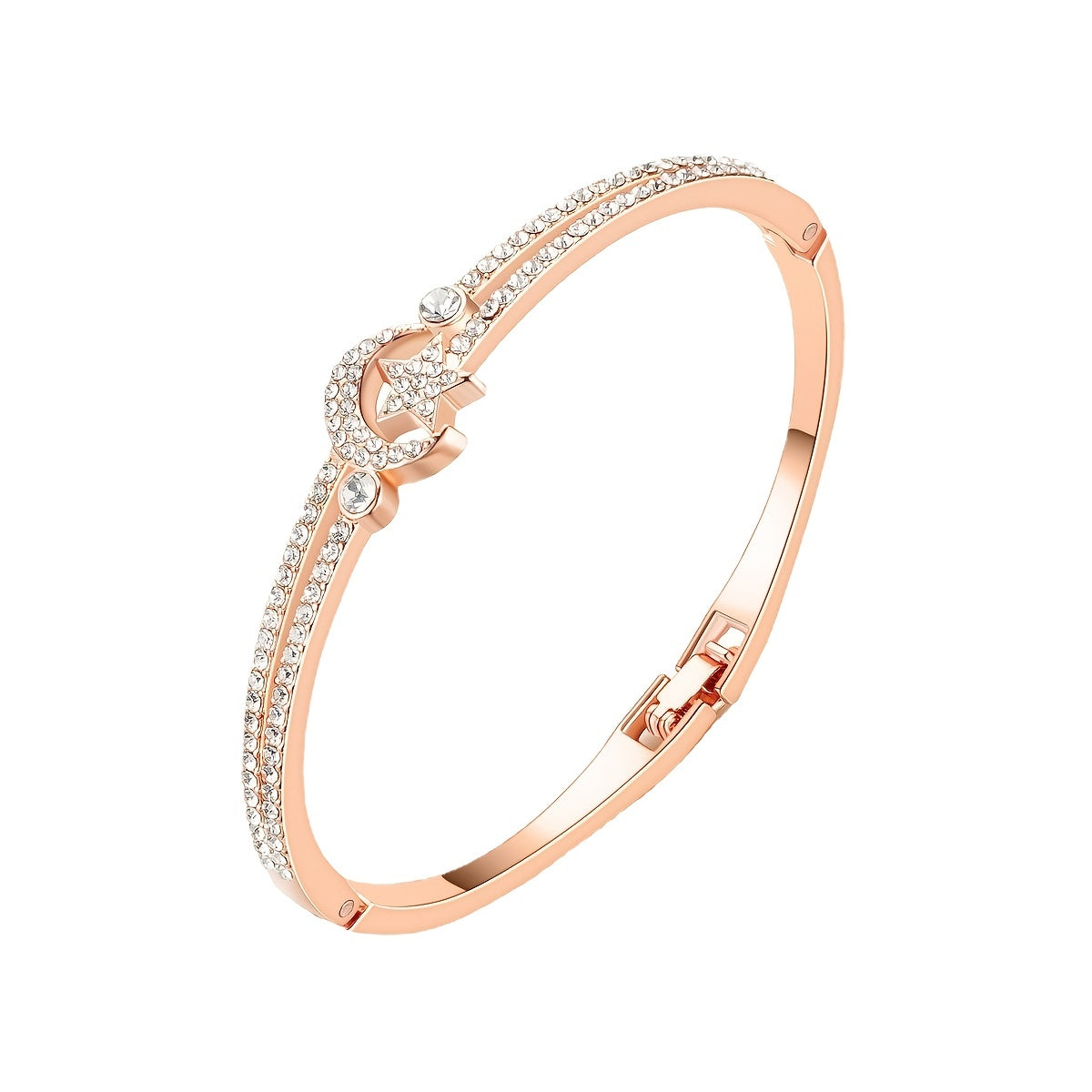 Stylish Star Moon Bracelet for Ages 12+