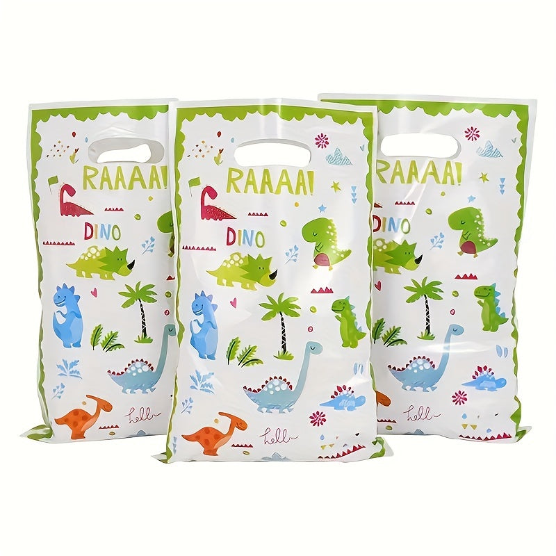 10pcs Dinosaur Gift Bag Kids Jungle Animal Birthday Party Supplies