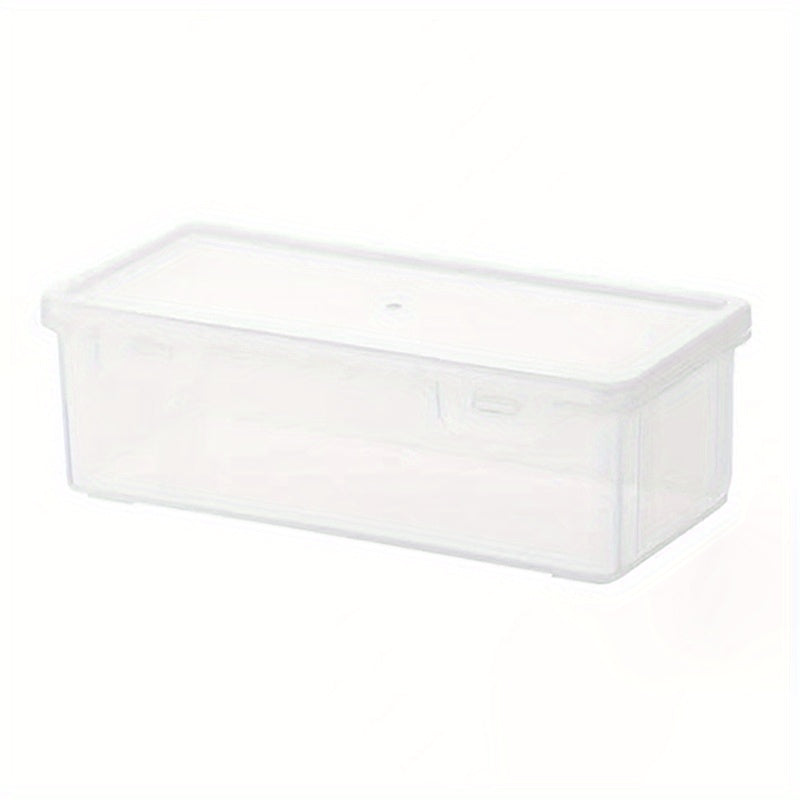 Large Capacity Transparent Plastic Storage Box for Art Supplies
