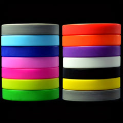 Waterproof Silicone Sport Bracelet Rubber Band Wristband