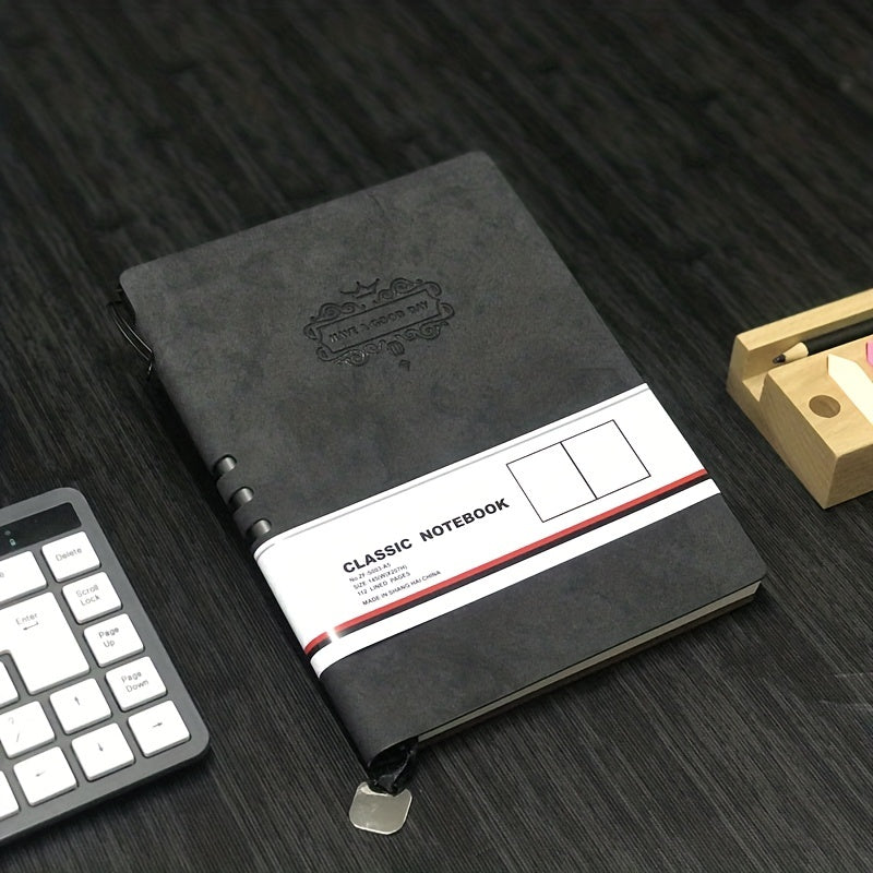 Retro Leather Business Notebooks Set w/ Pens