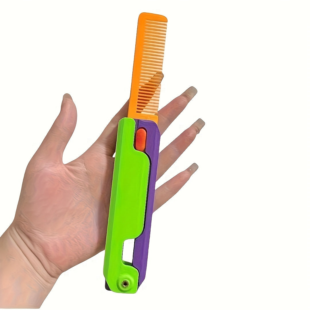 Butterfly Carrot Comb Toy 3D Printed Stress Relief Toy