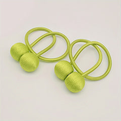 2pc Magnetic Decorative Binding Rope Magnetic Buckle Curtain Tieback