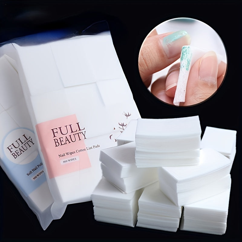 450pcs Nail Polish Remover Wipes Lint Wraps Pads