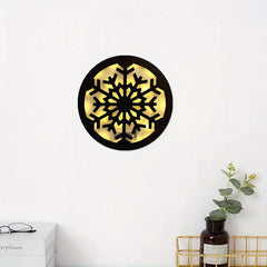Upgrade LED Lamp Creative Fairy Tale Story Shape Retro Wooden Hanging Plate