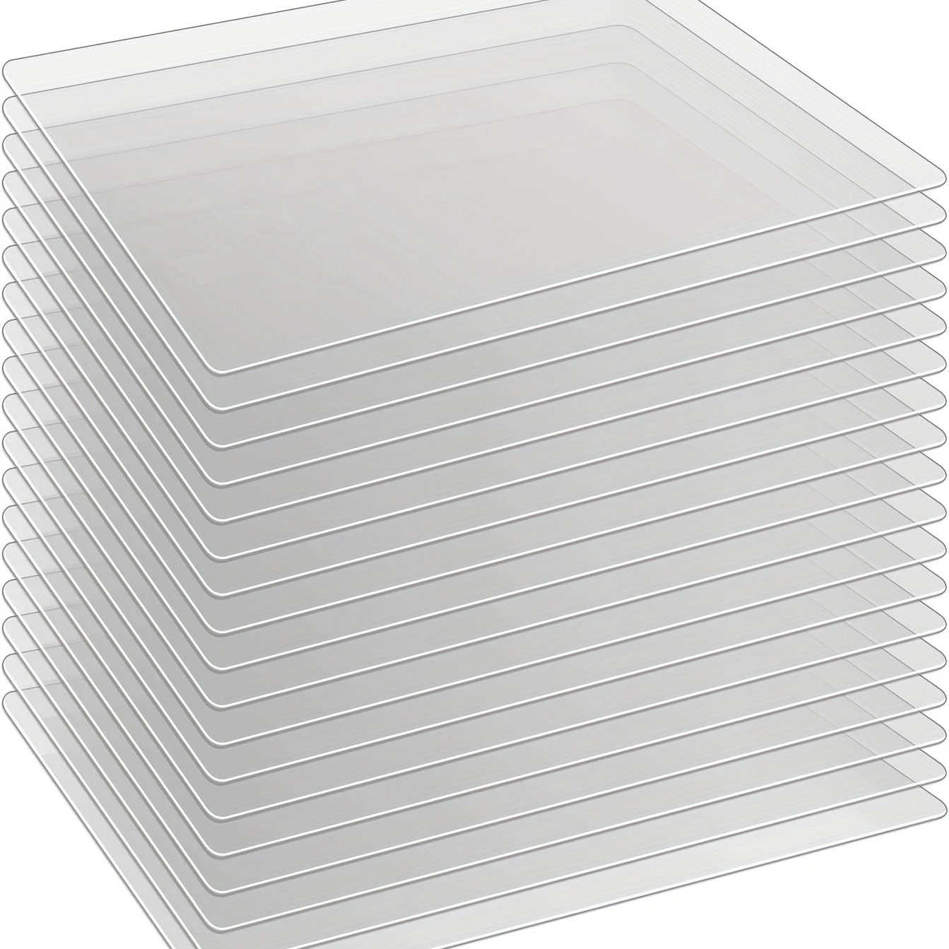 18pcs Flexible Plastic Cutting Board Placemats Chopping Mats Kitchen Tool