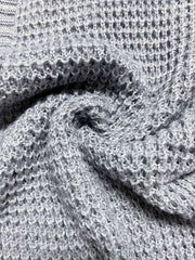 Women's Plus Size Knitted Open Front Cardigan with Pockets