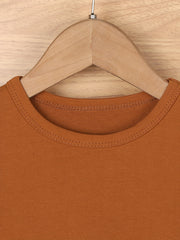 Girls' Autumn Long Sleeve Dress with Belt