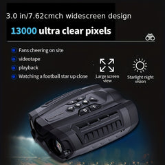 Night Vision Binoculars 10X Optical Zoom 8X Digital Zoom