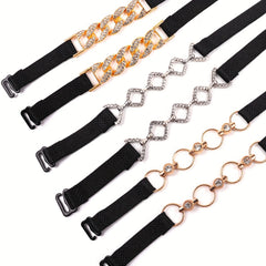 Non-slip Underwear Straps Chain Linked Shoulder Straps