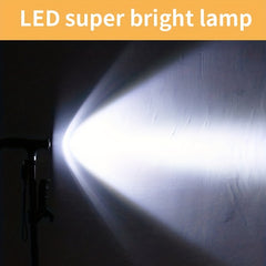 Lightweight Aluminum Walking Cane with Light for Camping