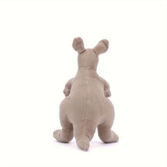 Khaki Kangaroo Plush Toy with Bunny