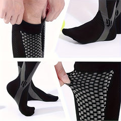 3 Pairs Sports Compression Socks for Outdoor Sports