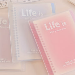 Fantasy Clear Transparent Journal Notebook Loose Leaf