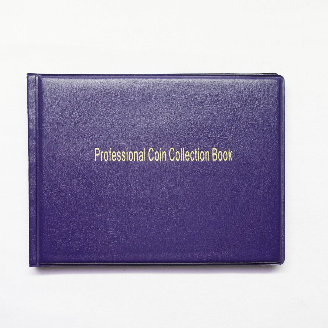 240 Pockets Mesh Leather Binder Coin Collection Book Large Capacity