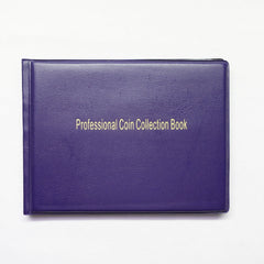 240 Pockets Mesh Leather Binder Coin Collection Book Large Capacity