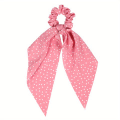 Boho Polka Dot Pattern Scarf Scrunchies Hair Tie Hair Rope Hair Scarves